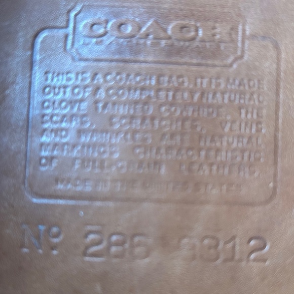 Authentic Vintage Coach 1970s Stewardess bag Made in USA - Picture 2 of 15